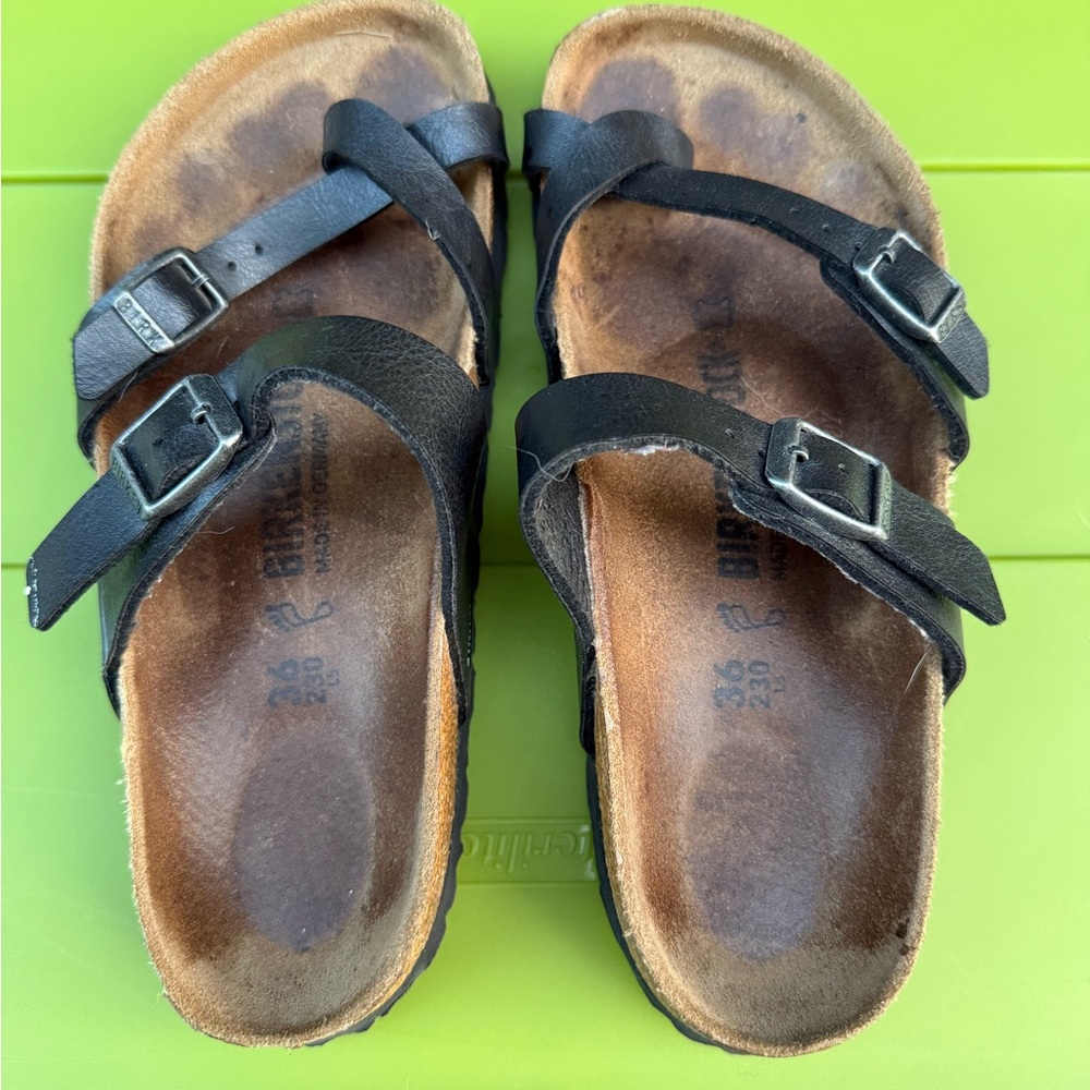 Birkenstock Black Double-Strap Sandals